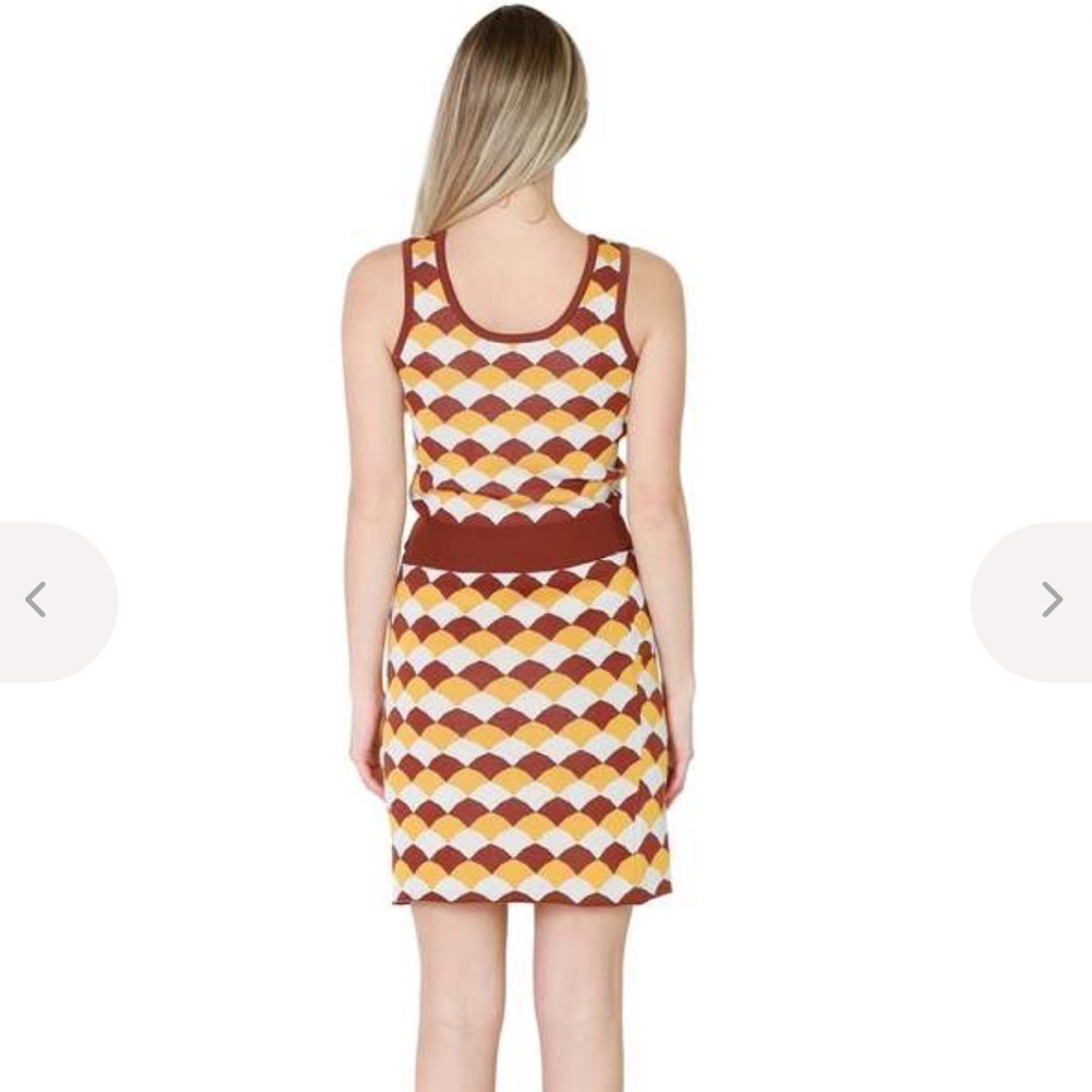 Adorable Retro Ribbed Knit Tank & Skirt Set, NWT! - Picture 5 of 16